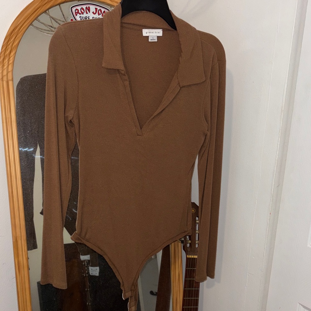 Gianni Bini Long Sleeve Bodysuit